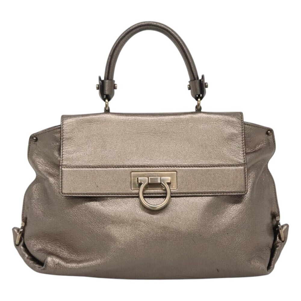 Salvatore Ferragamo Sofia Satchel Leather Medium